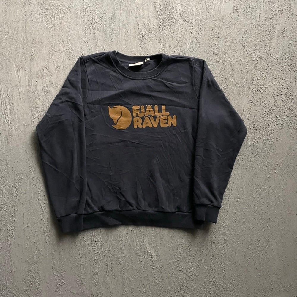 Fjallraven Sweatshirt Womens Small Navy Blue
